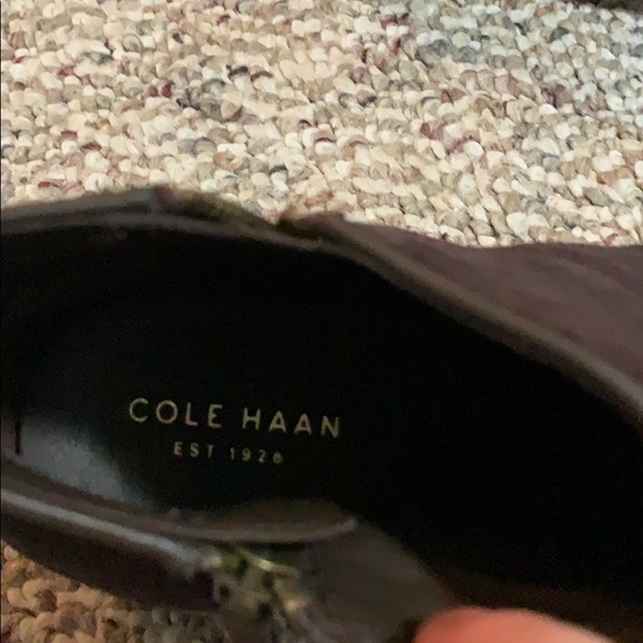 Cole Haan chocolate brown booties - Picture 2 of 2